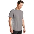 Sport-Tek Heather Colorblock Contender Tee. | https://www.bestnamebadges.com