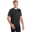 Sport-Tek CamoHex Colorblock Tee. | https://www.bestnamebadges.com