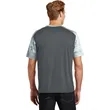 Sport-Tek CamoHex Colorblock Tee. | https://www.bestnamebadges.com