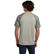 Sport-Tek Drift Camo Colorblock Tee | https://www.bestnamebadges.com