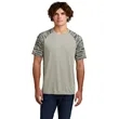 Sport-Tek Drift Camo Colorblock Tee | https://www.bestnamebadges.com