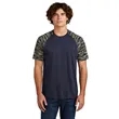 Sport-Tek Drift Camo Colorblock Tee | https://www.bestnamebadges.com