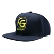 Custom Flat Bill Snapback Hats | https://www.bestnamebadges.com