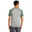 Sport-Tek PosiCharge Tri-Blend Wicking Raglan Tee. | https://www.bestnamebadges.com