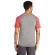 Sport-Tek PosiCharge Tri-Blend Wicking Raglan Tee. | https://www.bestnamebadges.com