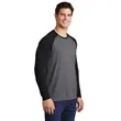 Sport-Tek PosiCharge Long Sleeve Tri-Blend Wicking Raglan... | https://www.bestnamebadges.com