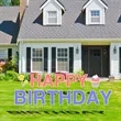 Happy Birthday Yard Letters | https://www.bestnamebadges.com