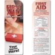 Bookmark - First Aid Quick Reference | https://www.bestnamebadges.com