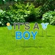 It's A Boy Yard Letters | https://www.bestnamebadges.com