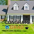 Congrats Grad Yard Letters | https://www.bestnamebadges.com