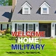 Welcome Home Military Yard Letters | https://www.bestnamebadges.com