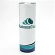 20 Oz. Custom Printed Skinny Stainless Steel Tumblers | https://www.bestnamebadges.com