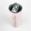 20 Oz. Custom Printed Skinny Stainless Steel Tumblers | https://www.bestnamebadges.com