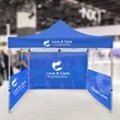 10ft X 10ft Full Color Pop Up Canopy Tents | https://www.bestnamebadges.com