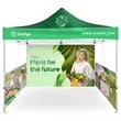 10ft X 10ft Full Color Pop Up Canopy Tents | https://www.bestnamebadges.com