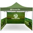 10ft X 10ft Full Color Pop Up Canopy Tents | https://www.bestnamebadges.com