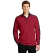 Sport-Tek Sport-Wick Textured Colorblock 1/4-Zip Pullover. | https://www.bestnamebadges.com