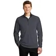 Sport-Tek Sport-Wick Textured Colorblock 1/4-Zip Pullover. | https://www.bestnamebadges.com