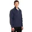 Sport-Tek Sport-Wick Textured Colorblock 1/4-Zip Pullover. | https://www.bestnamebadges.com