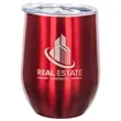 12 Oz. Custom Stainless Steel Wine Tumblers | https://www.bestnamebadges.com
