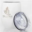 12 Oz. Custom Stainless Steel Wine Tumblers | https://www.bestnamebadges.com