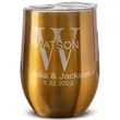 12 Oz. Custom Stainless Steel Wine Tumblers | https://www.bestnamebadges.com