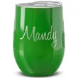 12 Oz. Custom Stainless Steel Wine Tumblers | https://www.bestnamebadges.com