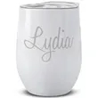 12 Oz. Custom Stainless Steel Wine Tumblers | https://www.bestnamebadges.com