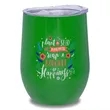12 Oz. Custom Stainless Steel Wine Tumblers | https://www.bestnamebadges.com