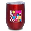 12 Oz. Custom Stainless Steel Wine Tumblers | https://www.bestnamebadges.com