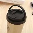17 Oz. Custom Printed Travel Coffee Tumblers With Handle | https://www.bestnamebadges.com