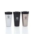 17 Oz. Custom Printed Travel Coffee Tumblers With Handle | https://www.bestnamebadges.com