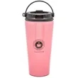 17 Oz. Custom Printed Travel Coffee Tumblers With Handle | https://www.bestnamebadges.com
