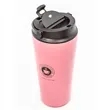 17 Oz. Custom Printed Travel Coffee Tumblers With Handle | https://www.bestnamebadges.com