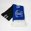 Custom Classic Knitted Scarves | https://www.bestnamebadges.com