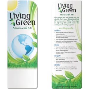 Bookmark - Living Green Starts with Me