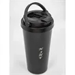 17 Oz. Laser Engraved Travel Coffee Tumblers With Handle | https://www.bestnamebadges.com