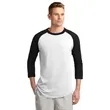 Sport-Tek Colorblock Raglan Jersey. | https://www.bestnamebadges.com