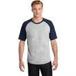 Sport-Tek Short Sleeve Colorblock Raglan Jersey. | https://www.bestnamebadges.com