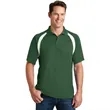 Sport-Tek Dry Zone Colorblock Raglan Polo. | https://www.bestnamebadges.com
