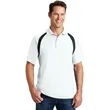 Sport-Tek Dry Zone Colorblock Raglan Polo. | https://www.bestnamebadges.com