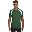 Sport-Tek Dry Zone Colorblock Crew. | https://www.bestnamebadges.com