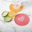 4 Inch Custom Silicone Drink Coasters | https://www.bestnamebadges.com