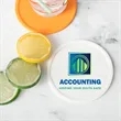 4 Inch Custom Silicone Drink Coasters | https://www.bestnamebadges.com