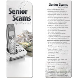Bookmark - Senior Scams