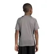 Sport-Tek Youth Heather Colorblock Contender Tee. | https://www.bestnamebadges.com