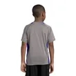 Sport-Tek Youth Heather Colorblock Contender Tee. | https://www.bestnamebadges.com