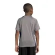 Sport-Tek Youth Heather Colorblock Contender Tee. | https://www.bestnamebadges.com