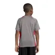 Sport-Tek Youth Heather Colorblock Contender Tee. | https://www.bestnamebadges.com