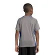 Sport-Tek Youth Heather Colorblock Contender Tee. | https://www.bestnamebadges.com